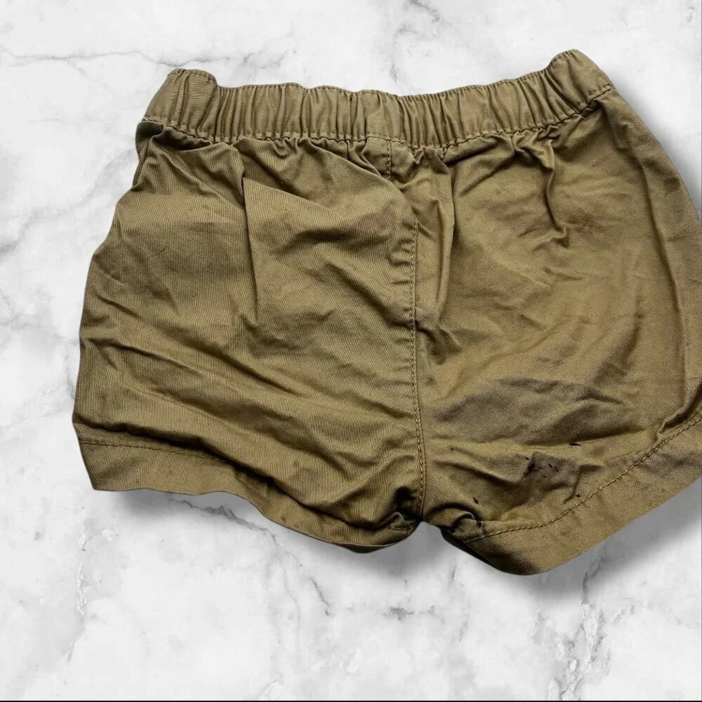 Old Navy‎ Toddler Girl 2T Adjustable Shorts Khaki 100% Cotton